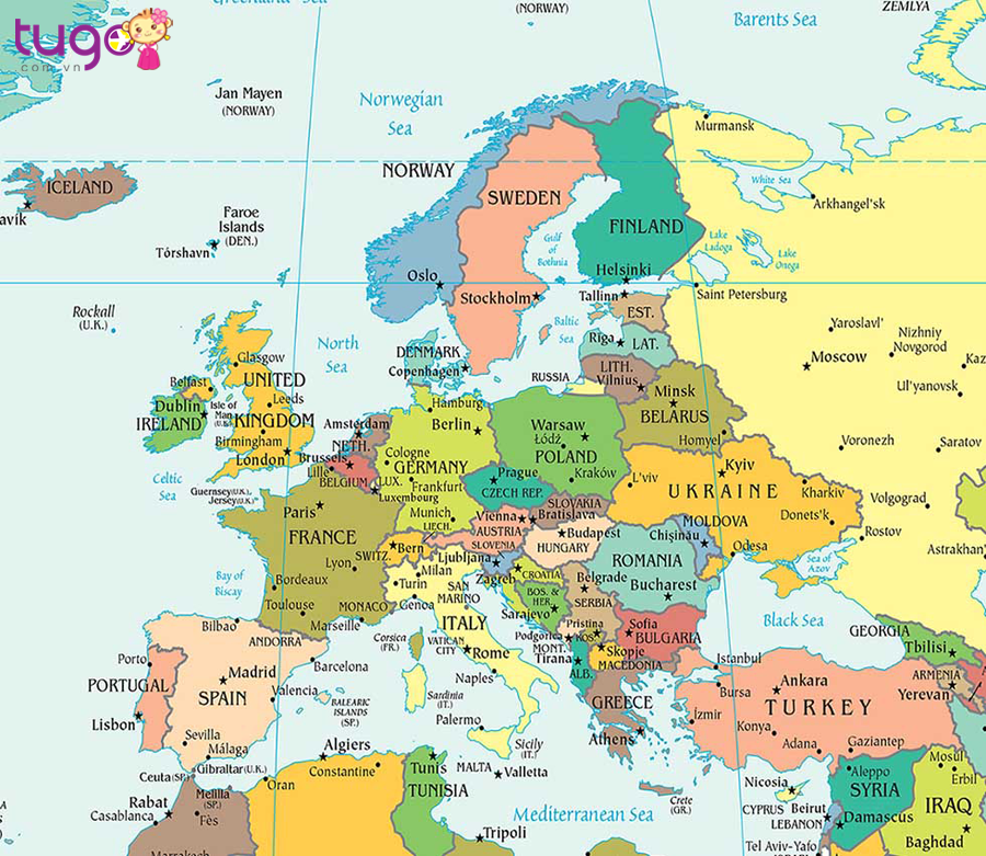Bản đồ du lịch Châu Âu 2024 sẽ đưa bạn đến những thị trấn, thành phố đầy sắc màu và độc đáo trên khắp Châu Âu. Với nền văn hóa lâu đời, kiến trúc đậm chất cổ điển và các món ăn đặc trưng hấp dẫn, đảm bảo rằng bạn sẽ có những trải nghiệm du lịch tuyệt vời trên đất Châu Âu.