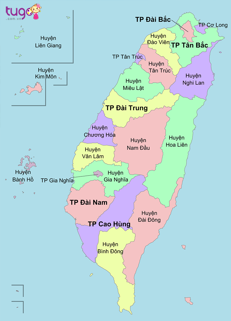 Bản đồ du lịch Đài Loan cung cấp cho bạn những thông tin cần thiết để lập kế hoạch chuyến đi hoàn hảo. Chúng tôi mang đến cho bạn những hình ảnh đẹp tuyệt vời về Đài Loan để bạn có thể tự do lựa chọn điểm đến và khám phá đất nước này một cách dễ dàng hơn.