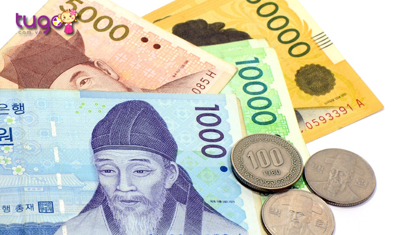 Nên đổi sẵn tiền Hàn Quốc để tiện cho việc chi tiêu và mua sắm khi du lịch đảo Jeju