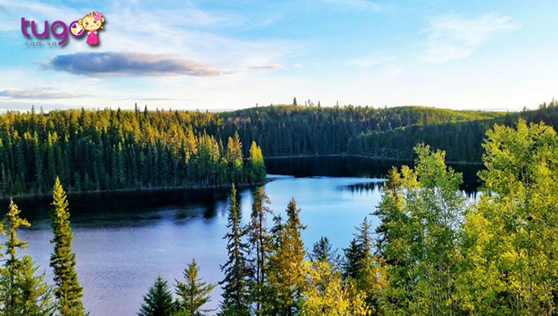 Phong cảnh thiên nhiên hấp dẫn tại các hồ nước ở Saskatchewan